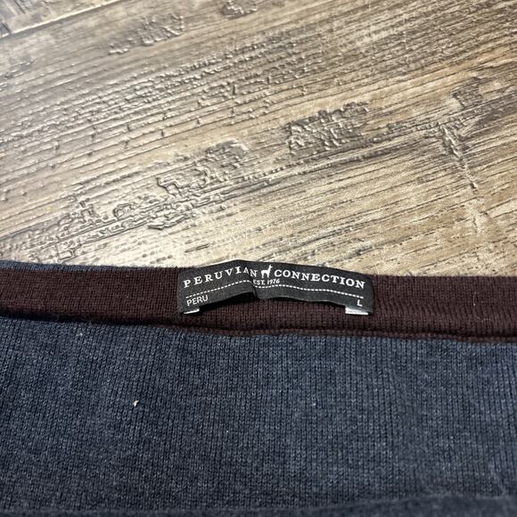 Peruvian Connection Sweater Skirt Southwest Pattern Size Large Cotton Gorpcore - Picture 2 of 3